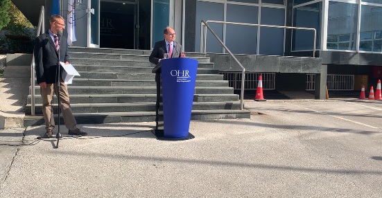 Schmidt se obratio javnosti i pozvao bh. vlasti da počnu raditi svoj posao